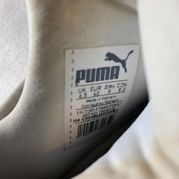 Puma Fierce Women's White Knit High Top Shoes Sneakers 190303-02 Size 9​​​​ - Picture 5 of 6